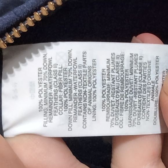 J Crew Blue White Plaid Full Zip Down Filled Vest Size XS - Picture 6 of 6